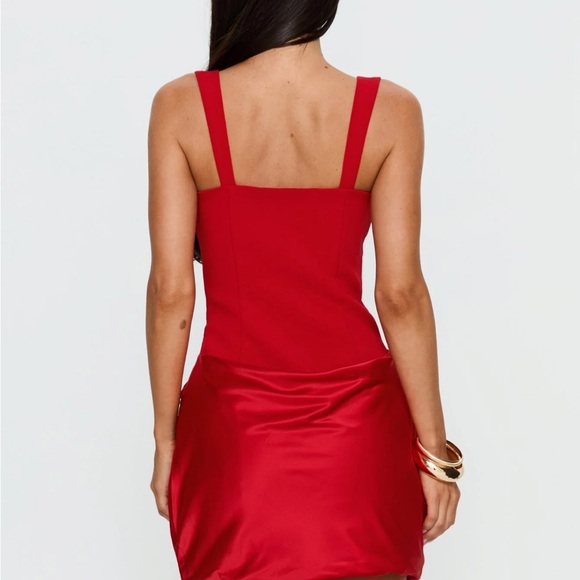 Princess Polly Ryana Corset mini drape dress - Picture 2 of 4